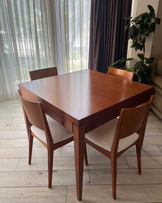 tavolo allungabile (200cm) + 4 sedie