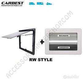 FINESTRA A COMPASSO IN ACRILICO RW STYLE CARBEST C