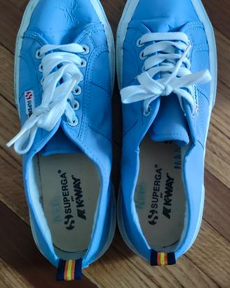 Superga Vintage 70s – Baskets Homme Neuves, Taille 36, Bleues