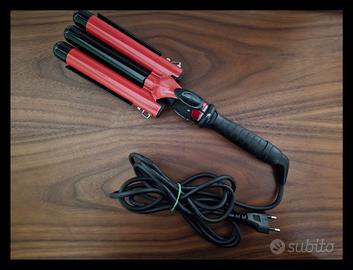 Cerbero Muster, Piastra capelli per onde triferro