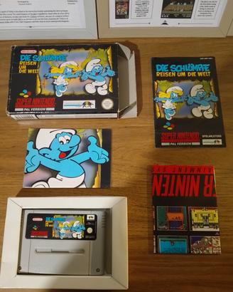 The Smurfs travel the world Snes Pal
