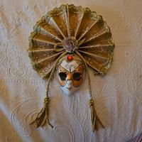 maschera in ceramicaveneziana Colombina