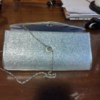 Borsetta da sera argentata