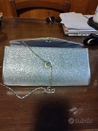 Borsetta da sera argentata