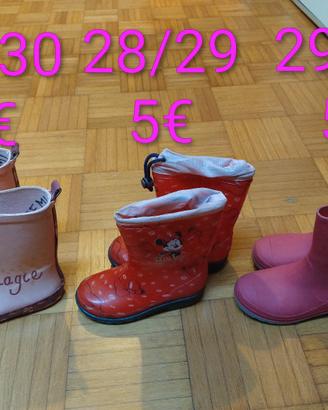 Stivaletti pioggia bimba