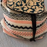 zaino in cotone  colorato