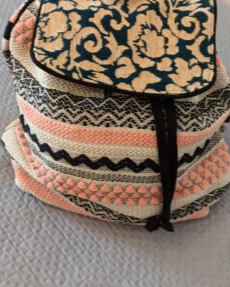 zaino in cotone  colorato