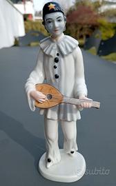 Pierrot in porcellana