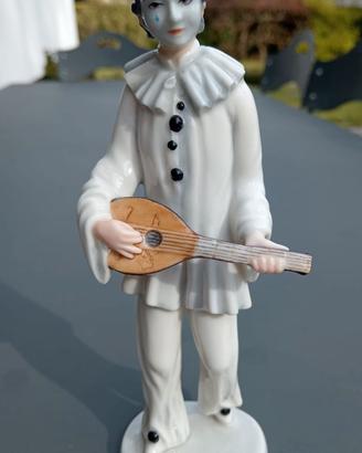 Pierrot in porcellana