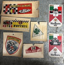 Adesivi vintage Ferrari Silverstone Monza 1973