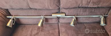 Applique acciaio, snodabile.