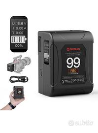 Batteria a V Mount Moman Power 99 Pro
