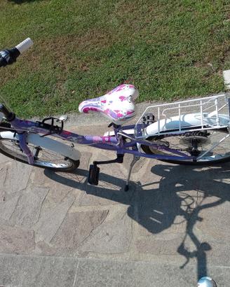 bici bicicletta bambina ruote da 20''