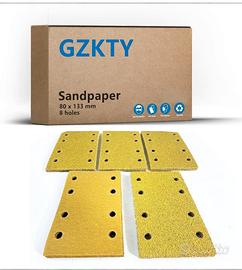 set carta vetrata 80x133 grana 40 60 80