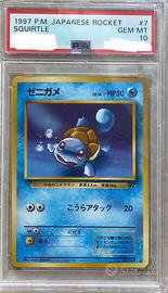 Pokemon Squirtle Team Rocket japanese psa 10