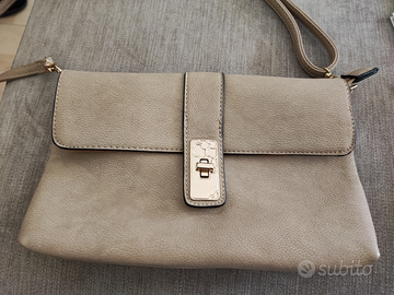 Pochette beige ecopelle