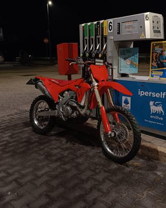Honda cre 450F TARGATA tripla omologazione