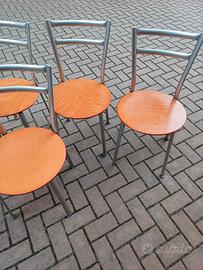 4 sedie calligaris 