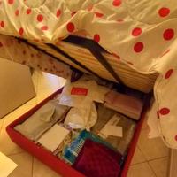 Letto + materasso come nuovi, due piazze