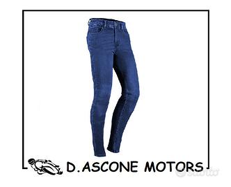 Jeans Blu con Protezione Ginocchia Livello 2 CE DO