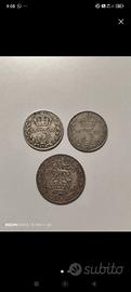 3 Monete in argento Regno Unito
