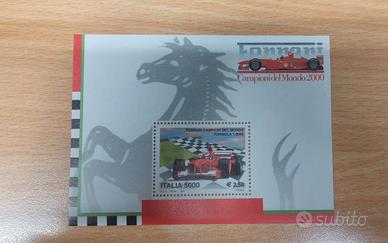 Francobollo Ferrari Campioni del Mondo F1 - 2000