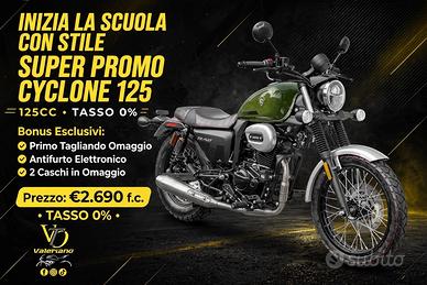Cyclone RA2 125 nuovi da VALERIANOMOTO