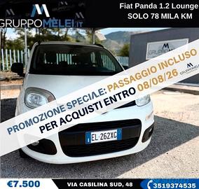 Fiat Panda 1.2 Lounge SOLO 78 MILA KM