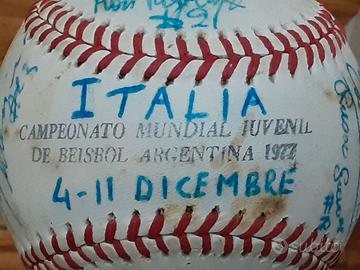Palle da baseball n. 4 nazionale italiana 1977-80