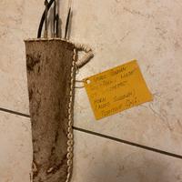 Mini fodero con arco e frecce da collezione