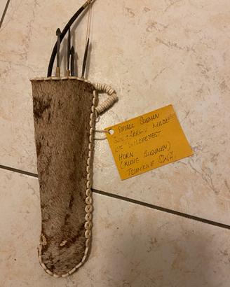 Mini fodero con arco e frecce da collezione