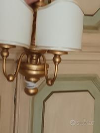 applique  foglia oro 