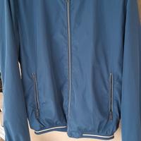 giubbino primaverile azzurro/grigio