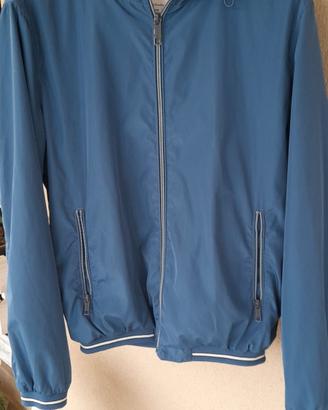 giubbino primaverile azzurro/grigio