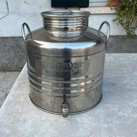 Fusto in acciaio per olio d’oliva 30 litri