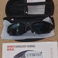 Occhiali da sole Spia WiFi sport action cam NUOVO