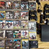 Lotto playstation 3 6 controller e 30 giochi