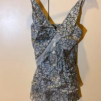 Vestito leggero azzurro fiorito estate donna