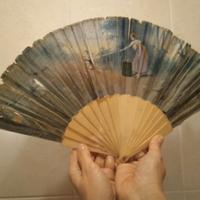 Ventaglio  antico dipinto