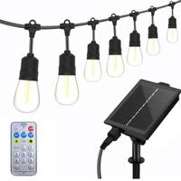 LUCI A CATENA FOTOVOLTAICA LUMINOSA CON PANNELLO S