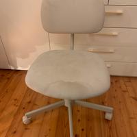 Poltroncina da scrivania girevole