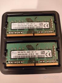 RAM 16GB 2x8GB DDR4 2666V