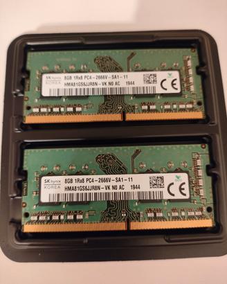 RAM 16GB 2x8GB DDR4 2666V