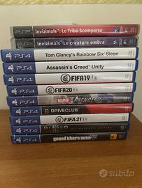 GIOCHI PS4 e PSP