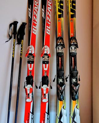Sci Volkl racetiger sl 165 Blizzard worldcup 150  
