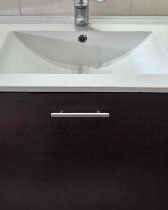 mobile da bagno curvo di design moderno