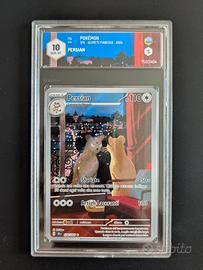 carta pokemon Persian SFA 078/064 GRAAD 10 GemMint
