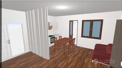 Luminoso appartamento arredato in centro a Castell