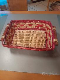Cestino/portafrutta in vimini
