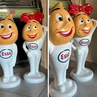 GOCCE STATUE ESSO IN RESINA BENZINA